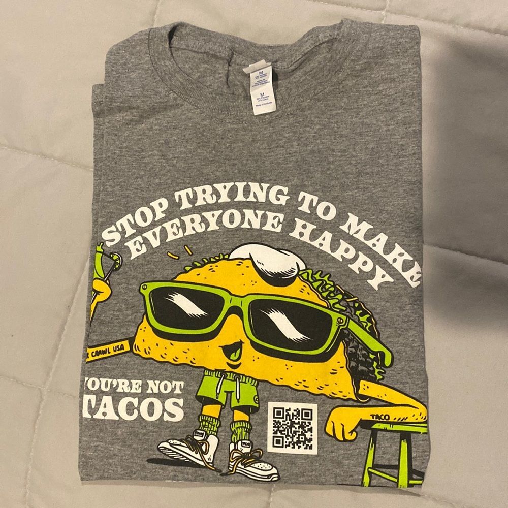 Taco and tequila bar crawl usa t shirt
